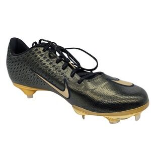 Nike Lunar Vapor Alpha Ultrafly Elite 2 Black Gold baseball cleats Cleats US 12